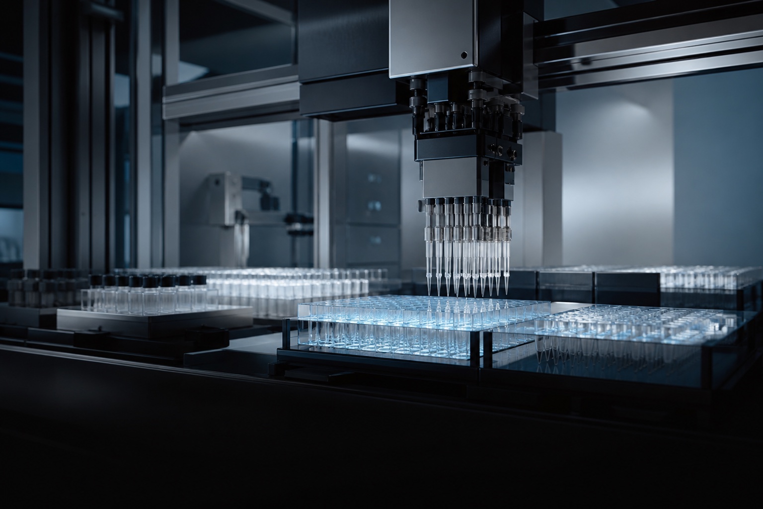 AI-enabled laboratory automation in a modern life-sciences facility